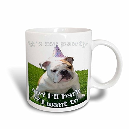 0482217327024 - TAICHE - GREETING CARD - PARTY - ITS MY PAWTY AND ILL BARK IF I WANT TO - 15OZ MUG (MUG_217327_2)