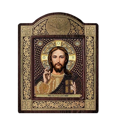 4823075512751 - DIY BEADED EMBROIDERY KIT - THE ICON OF CHRIST THE SAVIOUR, ORTHODOX