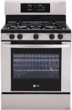 0048231317139 - LG LRG3091 LARGE CAPACITY GAS OVEN RANGE WITH SUPER BOIL BURNER AND PRECISE TEMP BAKE SYSTE, STAINLESS STEEL