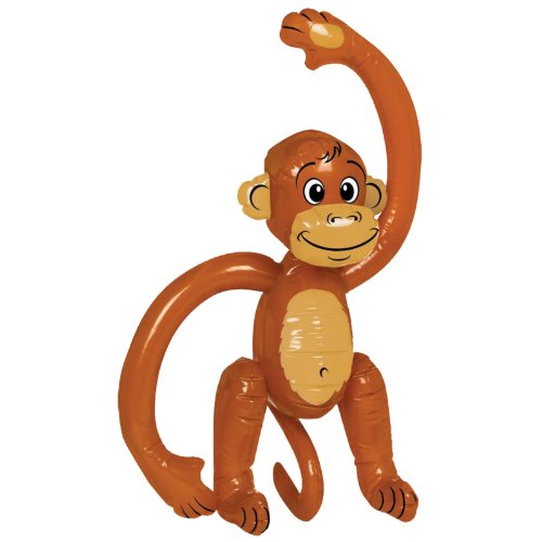 0048419683971 - SMALL INFLATABLE MONKEY