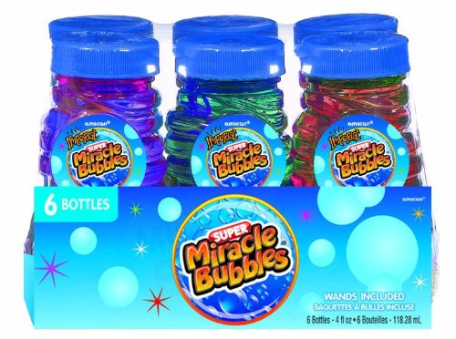 0048419828617 - AMSCAN FUN FILLED SUMMER SUPER MIRACLE BUBBLE MAKERS PARTY ACTIVITY, MULTICOLOR, 4 OZ