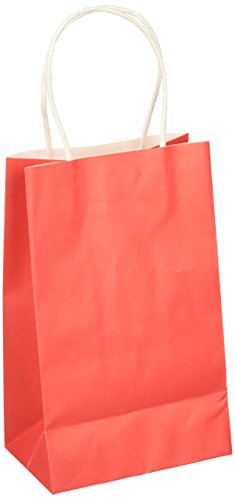 0048419871729 - PARTY PERFECT MEDIUM CUB BAG , RED, PAPER , 8 X 5 X 3, PACK OF 10