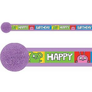 0048419991038 - AMSCAN UGLY DOLL CREPE BIRTHDAY PARTY AND CELEBRATION STREAMER (1 PIECE),, PURPLE