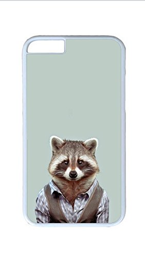 4851331506671 - IPHONE 6 CASE, IPHONE 6S CASE, YAGO PORTAL ZOO PORTRAITS COMMON RACCOON PC WHITE CASE COVER FOR IPHONE 6 AND IPHONE 6S 4.7INCH