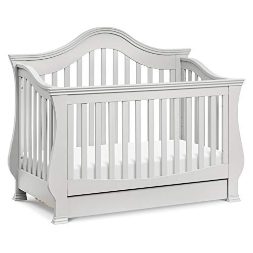 0048517843338 - MILLION DOLLAR BABY CLASSIC ASHBURY 4-IN-1 CONVERTIBLE CRIB WITH TODDLER BED CONVERSION KITS IN CLOUD GREY