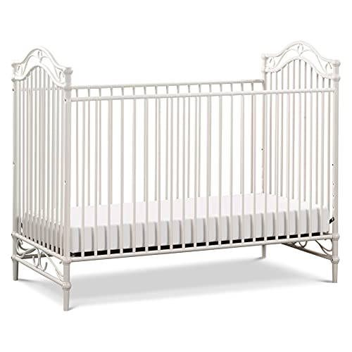 0048517846162 - MILLION DOLLAR BABY CLASSIC CAMELLIA 3-IN-1 CONVERTIBLE CRIB IN VINTAGE WHITE