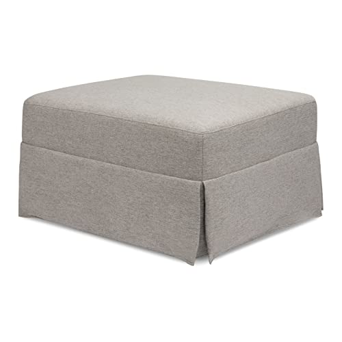 0048517853634 - MILLION DOLLAR BABY CLASSIC CRAWFORD GLIDING OTTOMAN IN PERFORMANCE GREY ECO-WEAVE, WATER REPELLENT & STAIN RESISTANT, GREENGUARD GOLD & CERTIPUR-US CERTIFIED