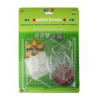 0048533227501 - CLEAR PEGBOARD SET SMALL LARGE BASIC SHAPES