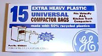 4861543195082 - GE - UNIVERSAL TRASH COMPACTOR BAGS