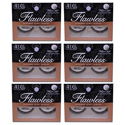 4861573195168 - (6 PAIRS) ARDELL FLAWLESS 800 TAPERED LUXE LASHES