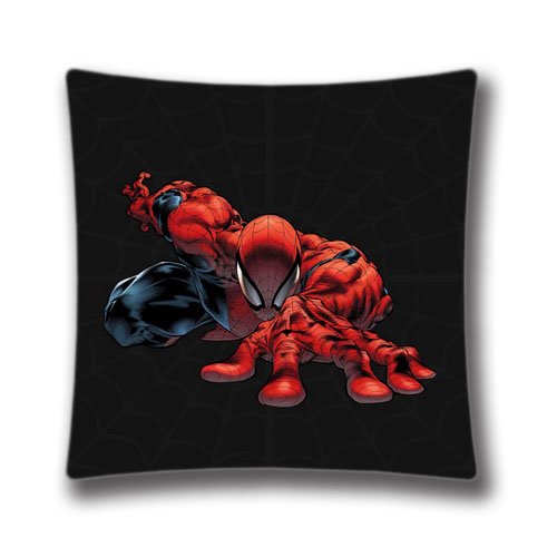 4863605177081 - SQUARE CUSTOM THROW PILLOW CASE PERSONALIZED CUSHION COVER SPIDI-CR20349 PATTERN SIZE:16X16 (TWIN SIDES)