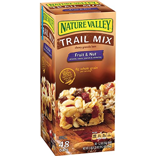4883493109094 - NATURE VALLEY FRUIT & NUT CHEWY TRAIL MIX GRANOLA BARS (TWO 48 CT BOXES, 1.2 OZ. BARS) TOTAL 96 BARS