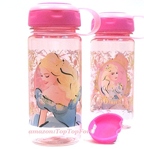 4892121085075 - LEAKPROOF LICENSED DISNEY CINDERELLA TRITAN BPA FREE WATER BOTTLE WIDE MOUTH WITH REMOVABLE INNER ADAPTER