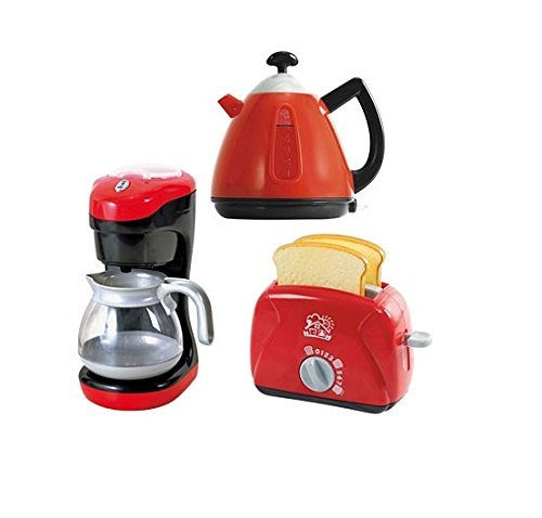4892401359865 - PLAYGO MY COFFEE MAKER/MY TOASTER/TEA TIME KETTLE CHEF KITCHEN COLLECTION