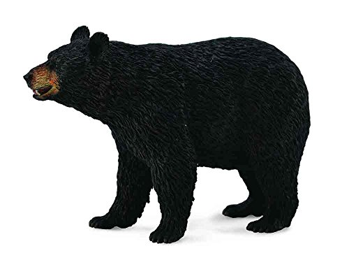 4892900886985 - COLLECT A WILD LIFE AMERICAN BLACK BEAR TOY FIGURE