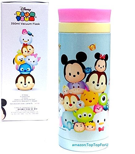 4893527096566 - DISNEY TSUM TSUM STAINLESS STEEL VACUUM FLASK THERMOS WATER BOTTLE
