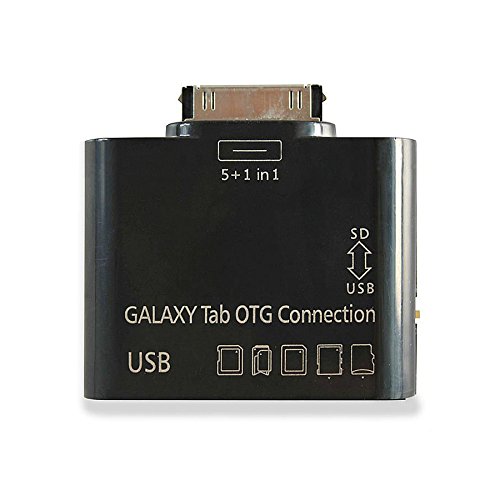 4893546152984 - C&E 5-IN-1 SAMSUNG GALAXY TAB 10.1 P7500 P7510 USB CARD READER KIT OTG HOST BLACK (APC-110-2BK-P)