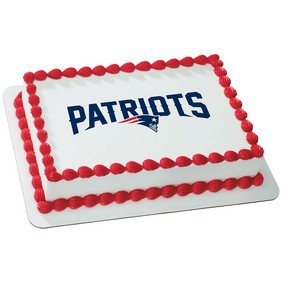 4893673101916 - NEW ENGLAND PATRIOTS LICENSED EDIBLE CAKE TOPPER #35400