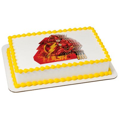 4893673102777 - THE FLASH LICENSED EDIBLE CAKE TOPPER #7438