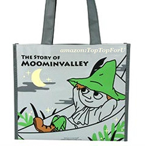 4893828344014 - THE STORY OF MOOMINVALLEY SNUFKIN LUNCH BOX CASE FOOD STORAGE BAG ECO TOTE PURSE WATER RESISTANT