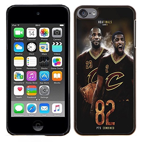 4893888546526 - IPOD TOUCH 6 CASE,IPOD TOUCH 5 CASE CLEVELAND CHAMPION BASKETBALL MVP 27 DROP PROTECTION NEVER FADE ANTI SLIP SCRATCHPROOF BLACK HARD PLASTIC CASE
