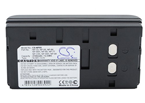 4894128003922 - REPLACEMENT BATTERY FOR SONY NP-33, NP-55, NP-66, NP-66H, NP-68, NP-77, NP-98