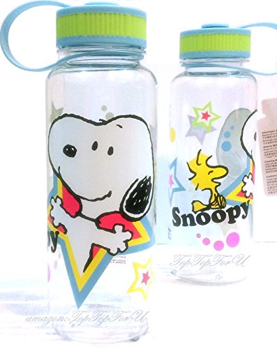 4894239112308 - 27-OUNCES LEAKPROOF LICENSED SNOOPY TRITAN BPA FREE WATER BOTTLE WITH REMOVABLE INNER ADAPTER