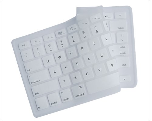 4894262007046 - GENERIC CLEAR KEYBOARD SILICONE COVER SKIN FOR MACBOOK/MACBOOK PRO 13-INCH, 15-INCH, 17-INCH ALUMINUM UNIBODY (KBC-MP-CLEAR)