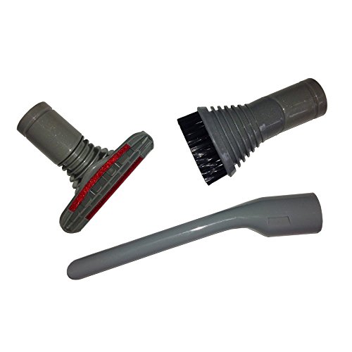 4894425368939 - 3PCS UPHOLSTERY + DUSTING BRUSH + CREVICE TOOL CLEANER REPLACEMENT ATTACHMENT KI