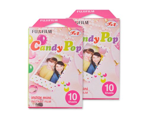 4894453181180 - FUJIFILM INSTAX MINI FILM FOR INSTANT FILM CAMERA - CANDY POP, 10 SHEETS/PACK X 2(TOTAL 20 SHEETS