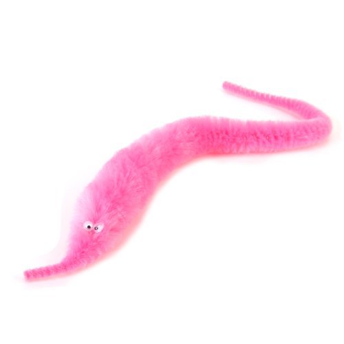 4894462392386 - 6PCS MAGIC VIVID WIGGLY TWISTY FUZZY WORM CARNIVAL PARTY FAVORS TOYS