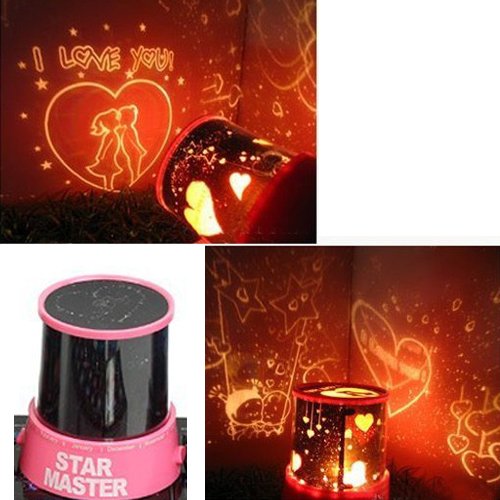4894511407269 - ZN BEAUTIFUL ROMANTIC SKY STAR MASTER LED NIGHT LIGHT PROJECTOR LAMP BIRTHDAY WEDDDING GIFT