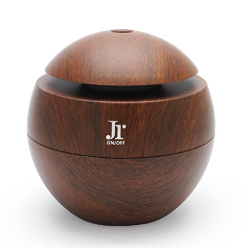 4895188706716 - JR USB POWER SUPPLY FEATURE-TOUCH SWITCH MINI ULTRASONIC AROMA HUMIDIFIER/ AROMA DIFFUSER WITH GRADIENT COLOR LED LIGHT SUITABLE FOR BED ROOM/ STUDY ROOM/ OFFICE (DEEP BROWN)