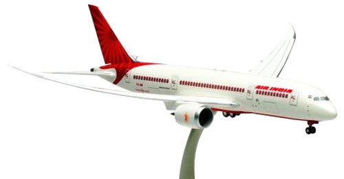 4897000360960 - DARON HOGAN AIR INDIA 787-8 FLEXED INFLIGHT WINGS MODEL KIT WITH GEAR, 1/200 SCALE