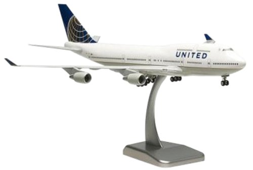 4897000364937 - DARON HOGAN UNITED 747-400 POST CO MERGER LIVERY MODEL KIT WITH GEAR, 1/200 SCALE
