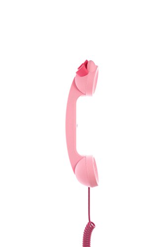 4897032103467 - NATIVE UNION AUTHENTIC POP-PNK-HKY-ST POP PHONE RETRO HANDSET - HELLO KITTY SOFT TOUCH PINK - RETAIL PACKAGING - PINK/WHITE, FREE PINK BREAST CANCER BLK INK PEN