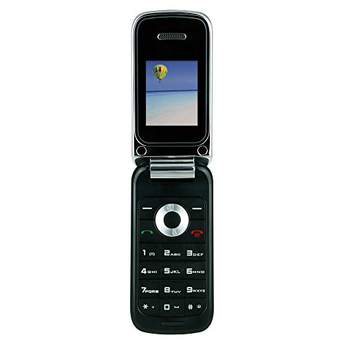 4897036414552 - NUU MOBILE F1 COMPACT FLIP PHONE DUAL 2G SIM WITH 1YR WARRANTY, BLACK