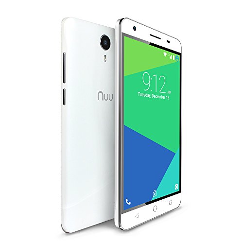 4897036414613 - NUU MOBILE N5L 5.5 HD DUAL LTE SIM ANDROID LOLLIPOP SMARTPHONE WITH 2YR WARRANTY, WHITE