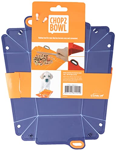 4897045822010 - LCHIC CHOP2BOWL - ILOVE PET PATTERN, PET CHOPPING BOARD, PET BOWL, TWO-IN-ONE BOWL, PET FOOD PREPARATION BOARD, PET FEEDING BOARD, PET SERVING BOWL, LIGHTWEIGHT PET PRODUCT, IDEAL FOR TRAVELLING