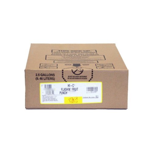 0049000983142 - HI-C FLASHIN FRUIT PUNCH SYRUP 2.5 GALLON BAG IN BOX BIB SODASTREAM