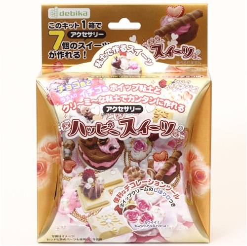 4900181730450 - DIY CLAY CHOCOLATE CHARM MAKING KIT JAPAN HAPPY SWEET