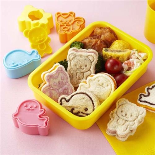 4900181936821 - BEAR SQUIRREL WHALE SEAL BENTO FOOD CUTTERS
