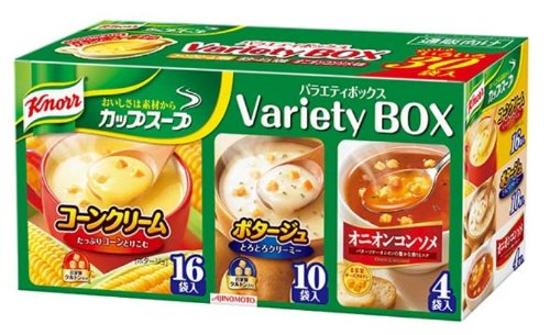 4901001174201 - KNORR CUP SOUP VARIETY BOX 30 PACKS