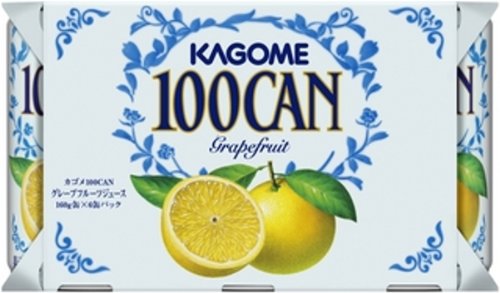 4901306057094 - KAGOME 100CAN WHITE GRAPEFRUIT (160GX6 CANS) X5 PACK