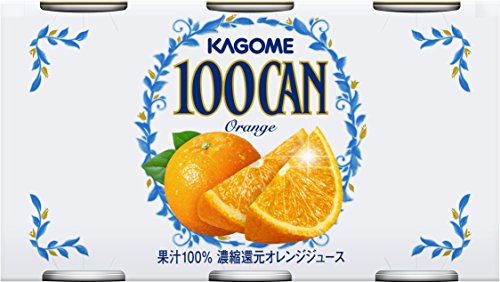 4901306083604 - KAGOME 100CAN ORANGE (160GX6 CANS) X5 PACK