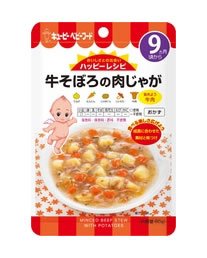 4901577037535 - KEWPIE JAPAN - 12 Ã- FROM KEWPIE BABY FOOD HAPPY RECIPE CATTLE MINCED MEAT AND POTATOES 9 MONTHS AROUND MAY OF