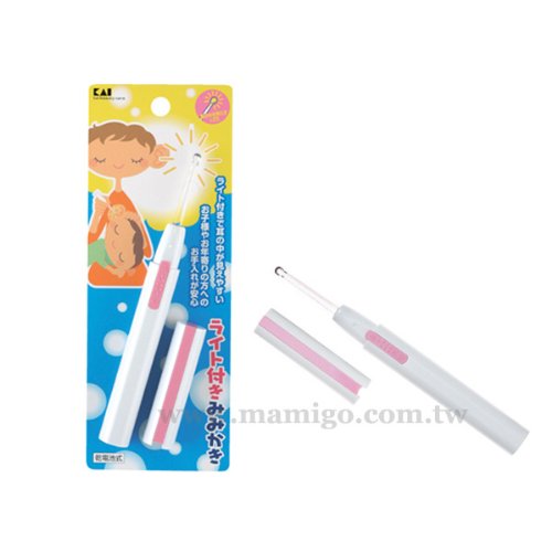 4901601235876 - JAPAN KAI BABY INFANT TODDLER LIGHTED EAR WAX REMOVAL CLEANER WITH LED LIGHT
