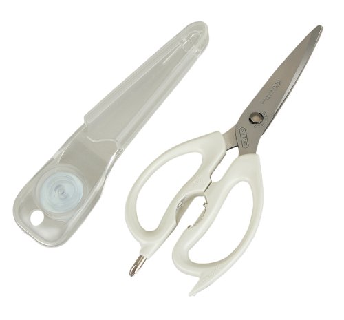 4901601316612 - COOKFILE KITCHEN SCISSORS WITH CASE DH-2357 (JAPAN IMPORT)