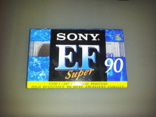 4901780288700 - SONY EF SUPER 90 MIN TYPE I VINTAGE AUDIO CASSETTE MADE IN JAPAN 1995