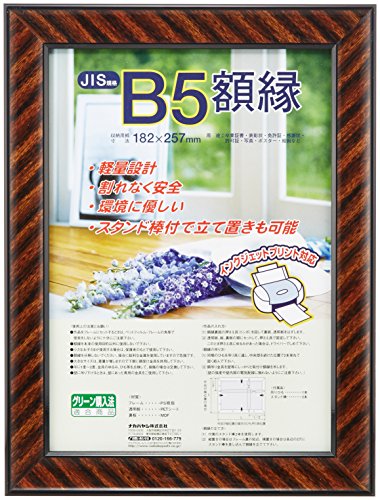 4902205844358 - NAKABAYASHI DIPLOMA FRAME GOLD RACK (PLASTIC) JIS B5-SIZE STAFF-KWP-11 / N (JAPAN IMPORT)